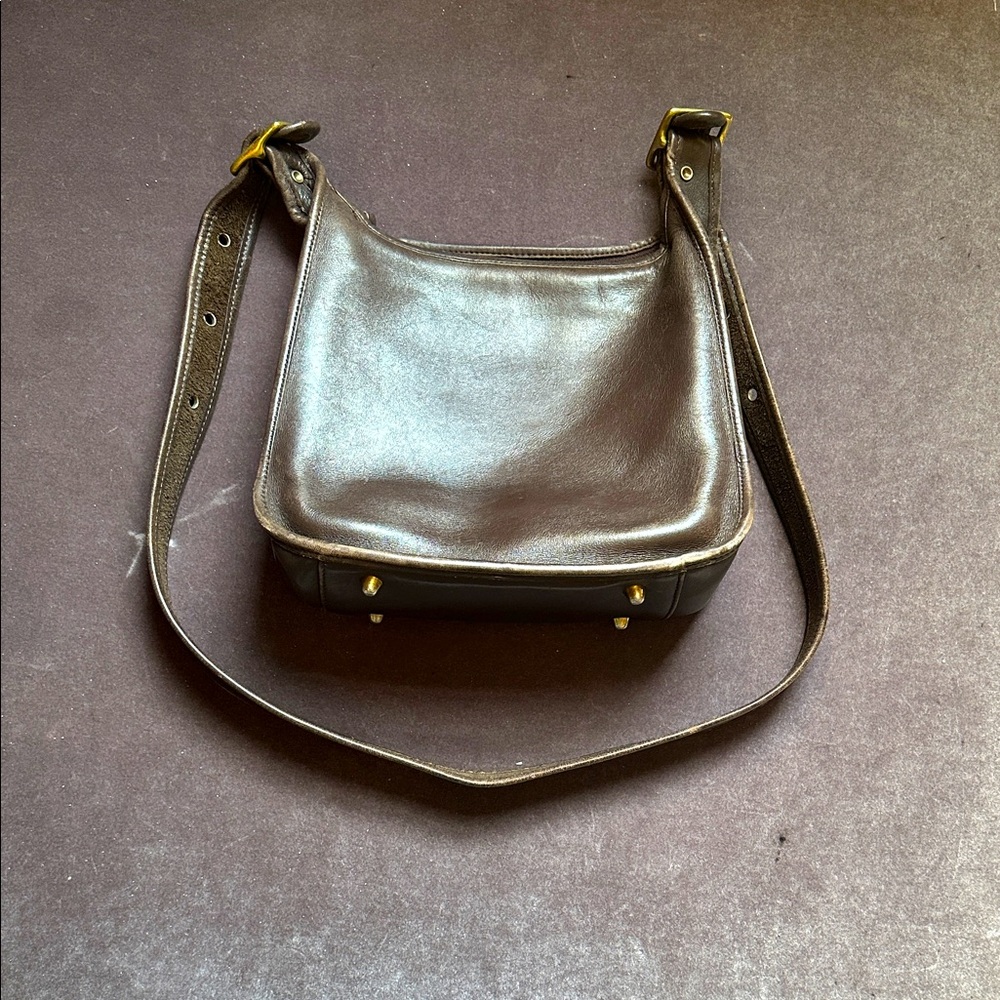Coach Dark Brown Leather Bag